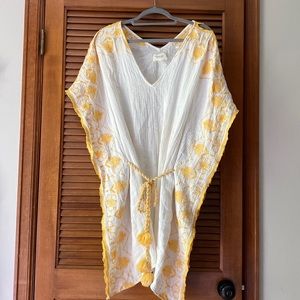 Beautiful embroidered Sézane swim coverup